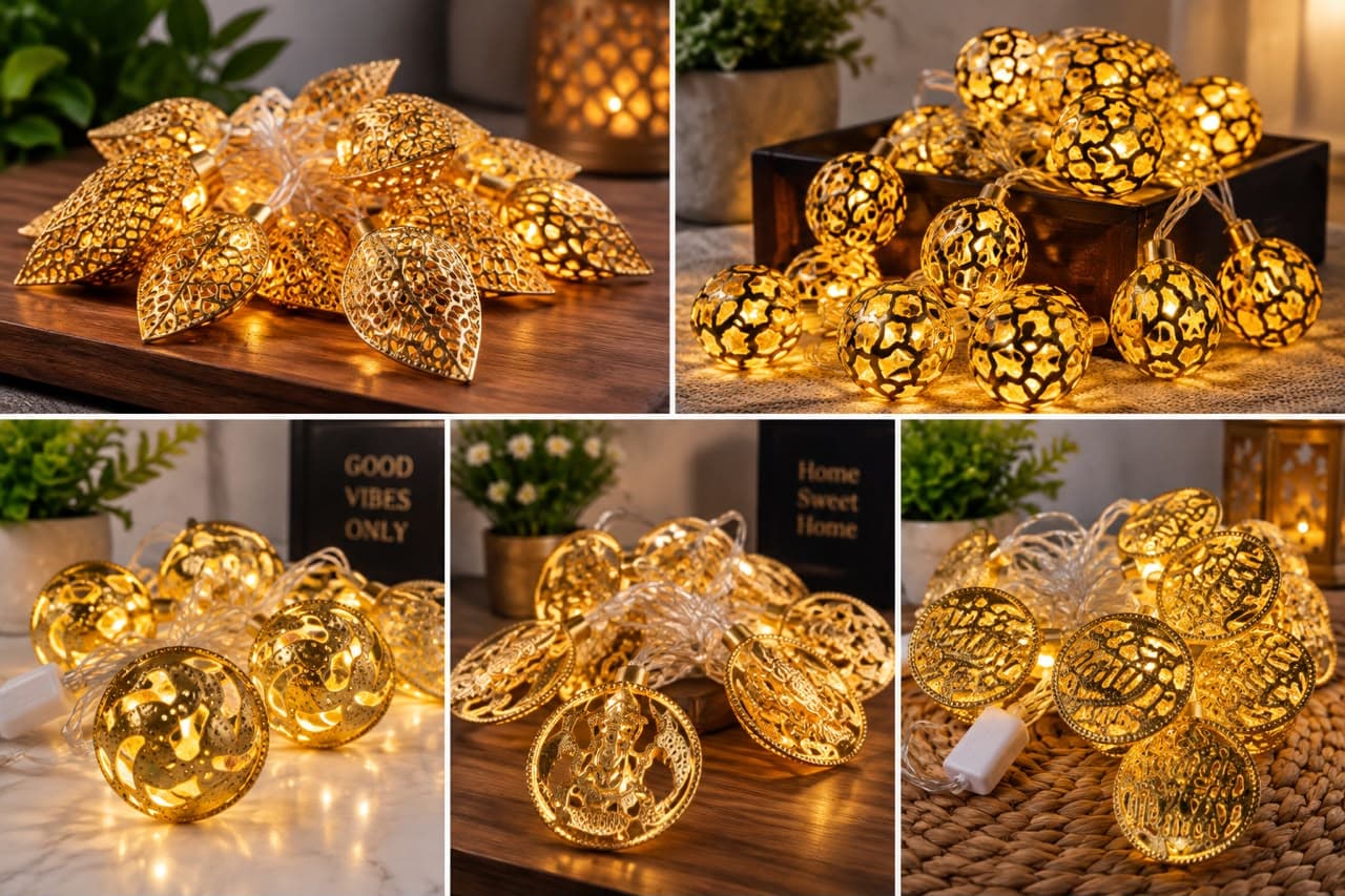Golden Metal Mix Warm White LED