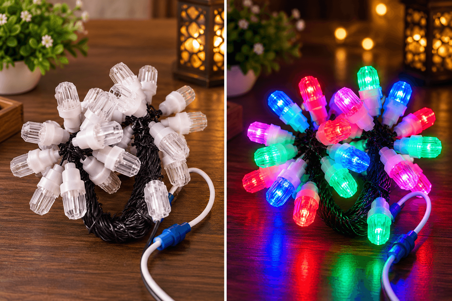 RGB String Light Indian Design