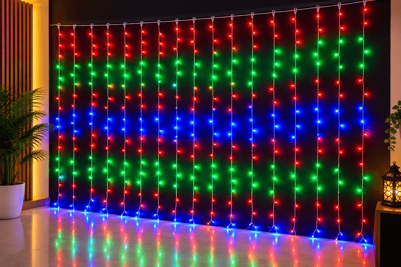 Waterfall LED lights