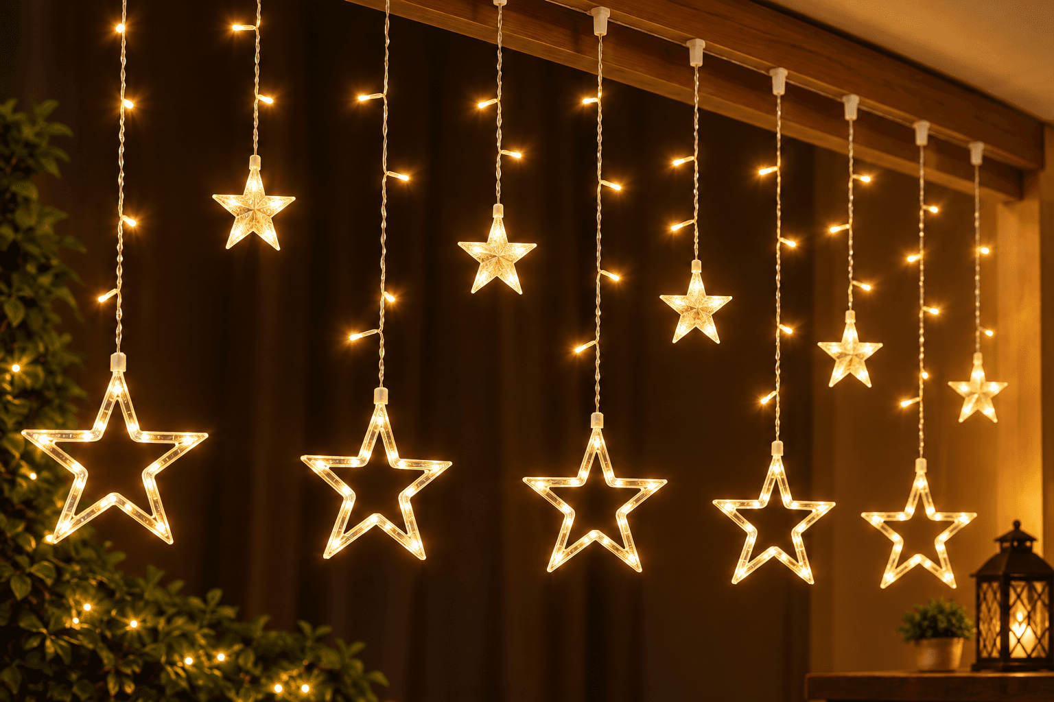 Festive Star String Light
